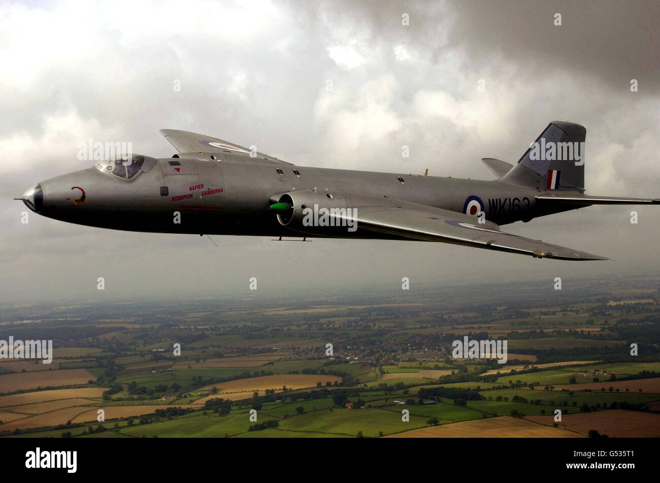 Canberra B2 bomber jet Banque D'Images