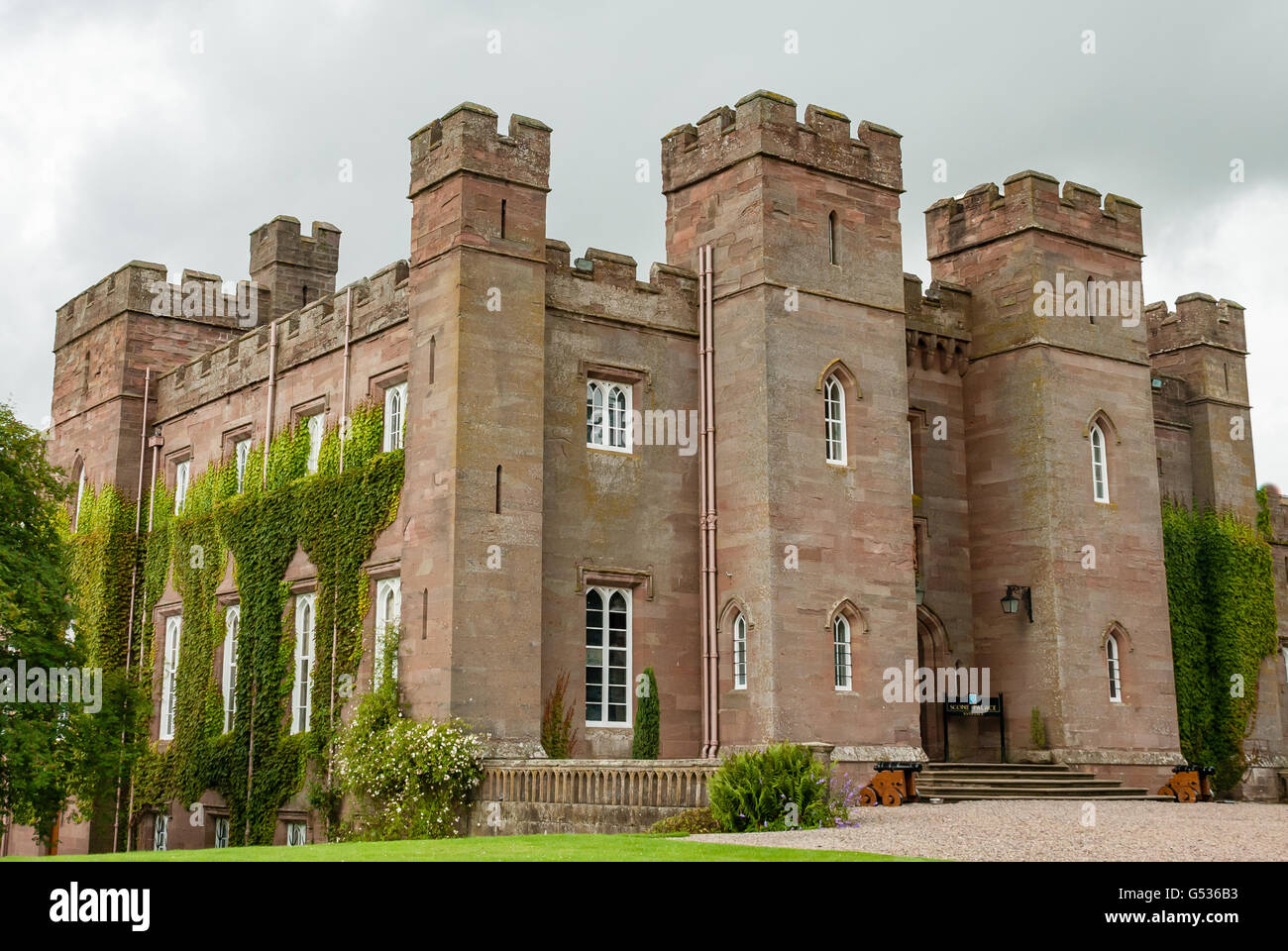 Royaume-uni, Ecosse, Perth et Kinross, Coronation Palais des Rois d'Écosse, Scone Pallace sur laquelle les rois d'Écosse étaient couronnés Banque D'Images