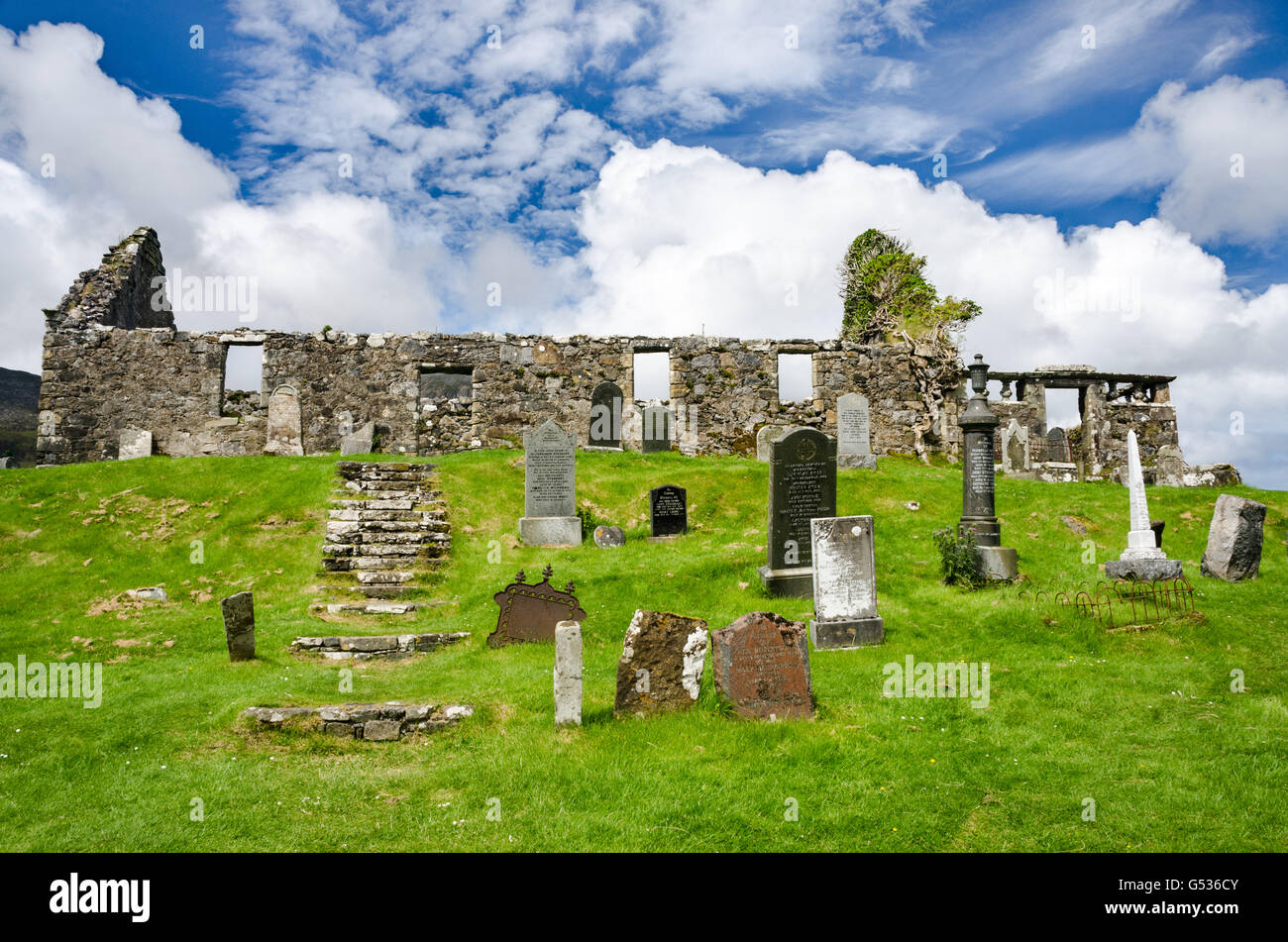 Royaume-uni, Ecosse, Highland, île de Skye, l'île de Skye, Cill Chriosd Kilchrist / Banque D'Images