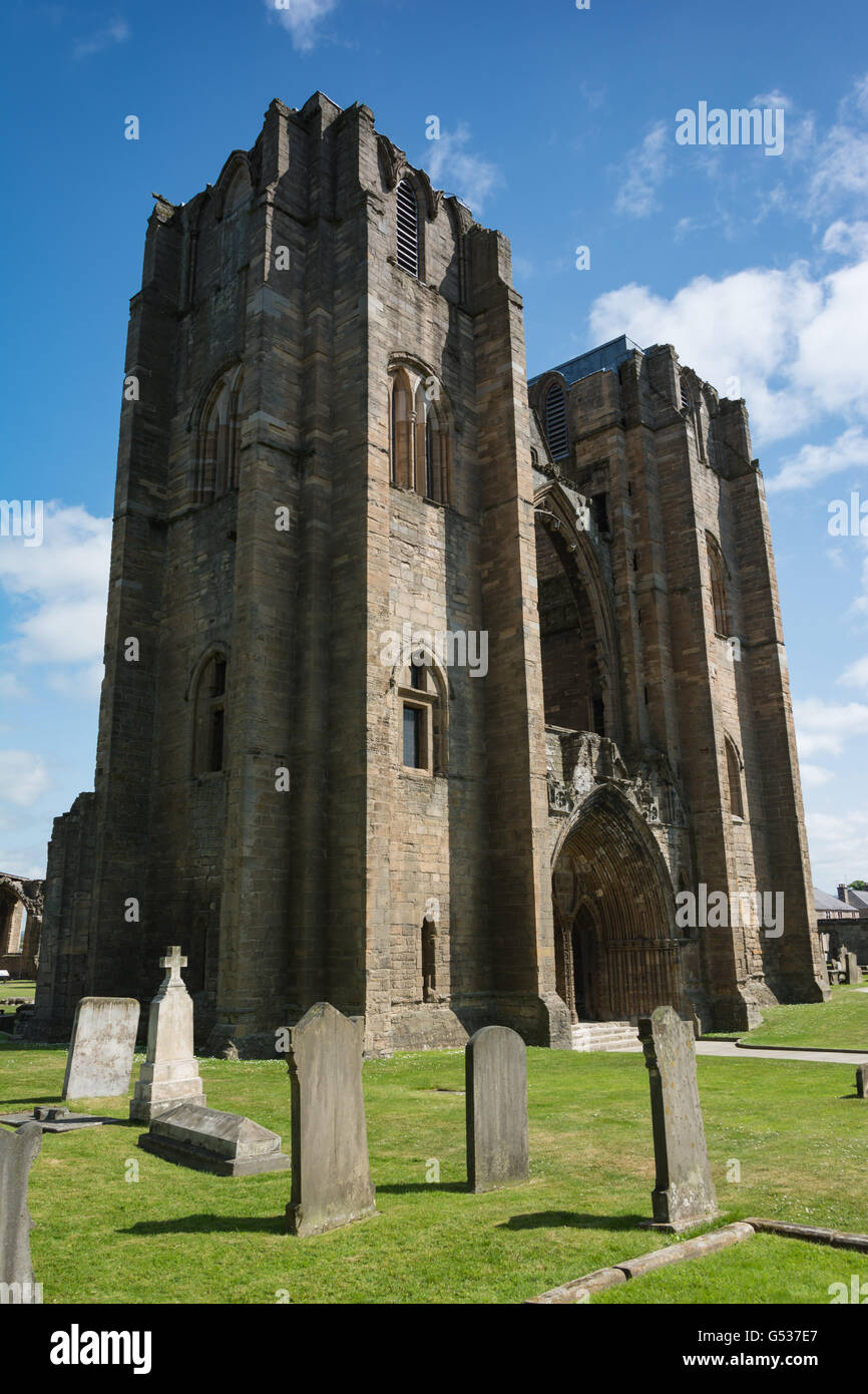 France, Régions, Elgin, cimetière de la cathédrale d'Elgin, détruit