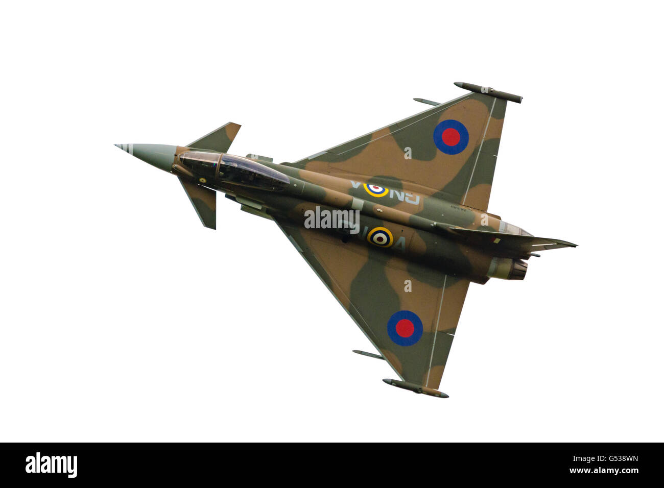 Royaume-uni, Ecosse, East Lothian, North Berwick, Thyphoon lors de l'Assemblée nationale d'Écosse Airshow dans East Fortune, UN Thyphoon de dessus Banque D'Images