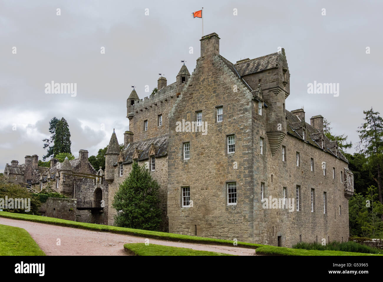 Royaume-uni, Ecosse, Highland, Nairn, le château de Cawdor, un château à quelques kilomètres au nord-est d'Inverness, dans les Highlands écossais, Macbeth de Shakespeare Banque D'Images