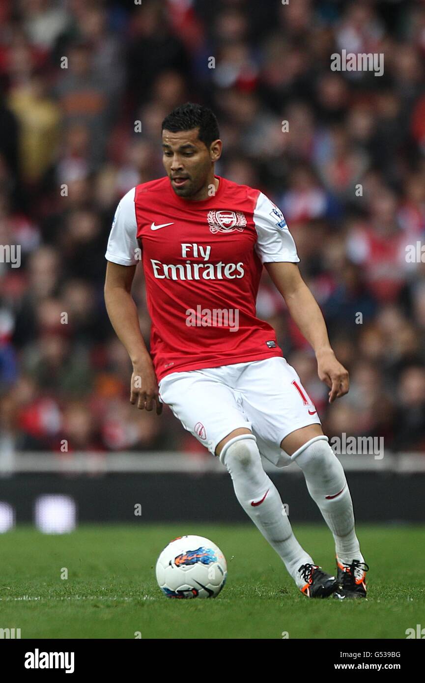 Football - Barclays Premier League - Arsenal / Manchester City - Emirates Stadium. Clarindo Andre Santos, Arsenal Banque D'Images