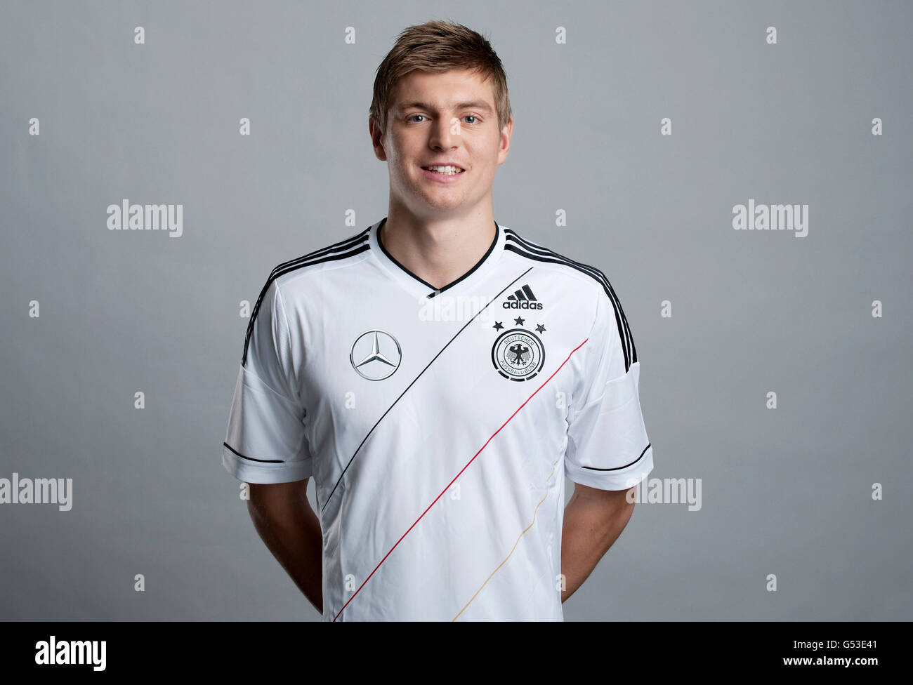Toni Kroos, sur le site officiel de portrait photo session de l'allemand, l'équipe nationale de football sur 14.11.2011, Hambourg Banque D'Images