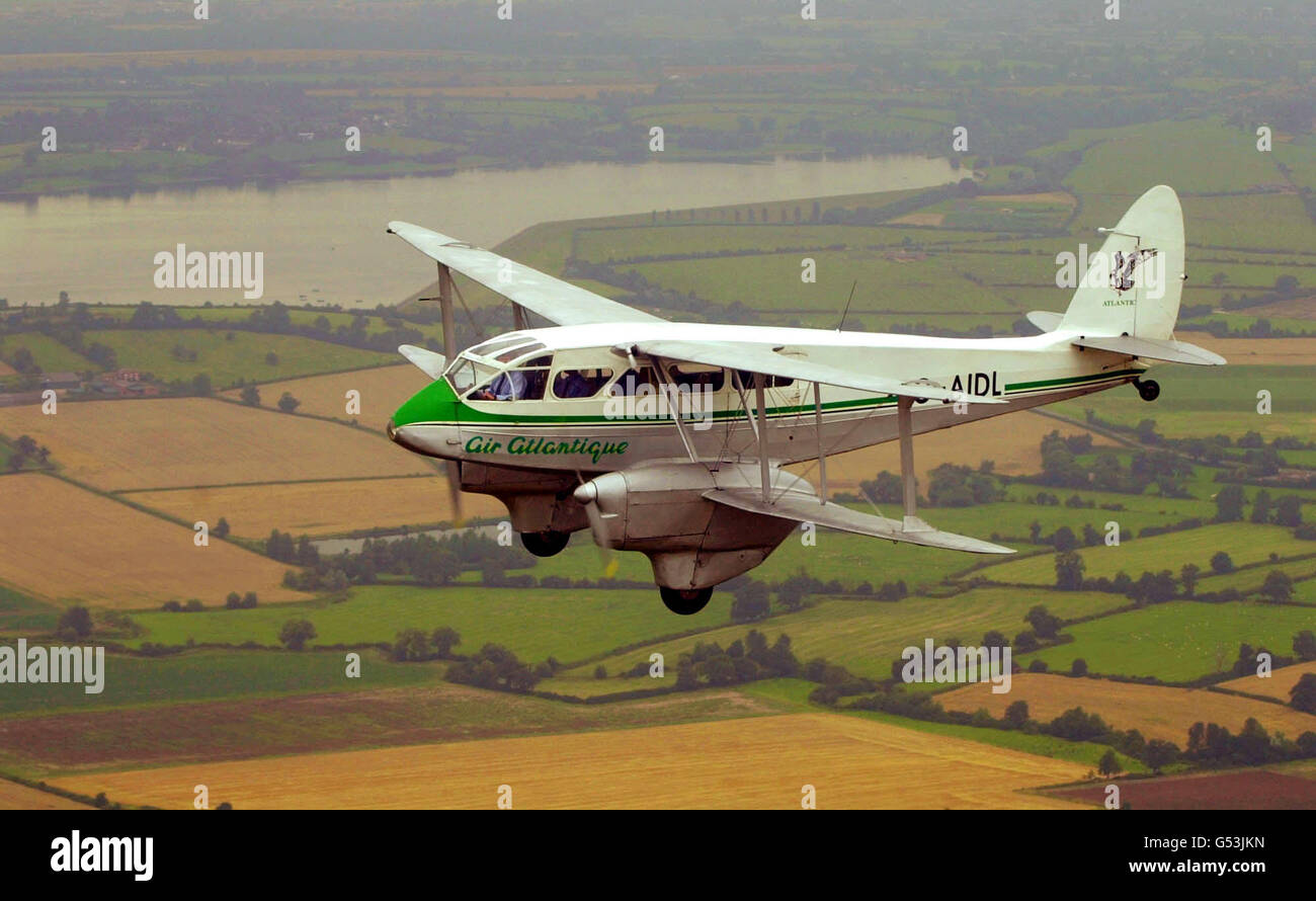 Rapide Dragon Fifties Airshow Banque D'Images