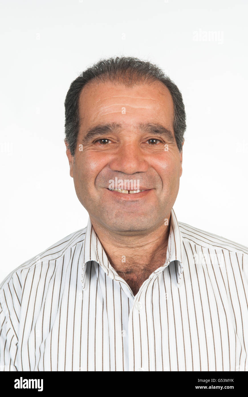 Middle Eastern man smiling Banque D'Images