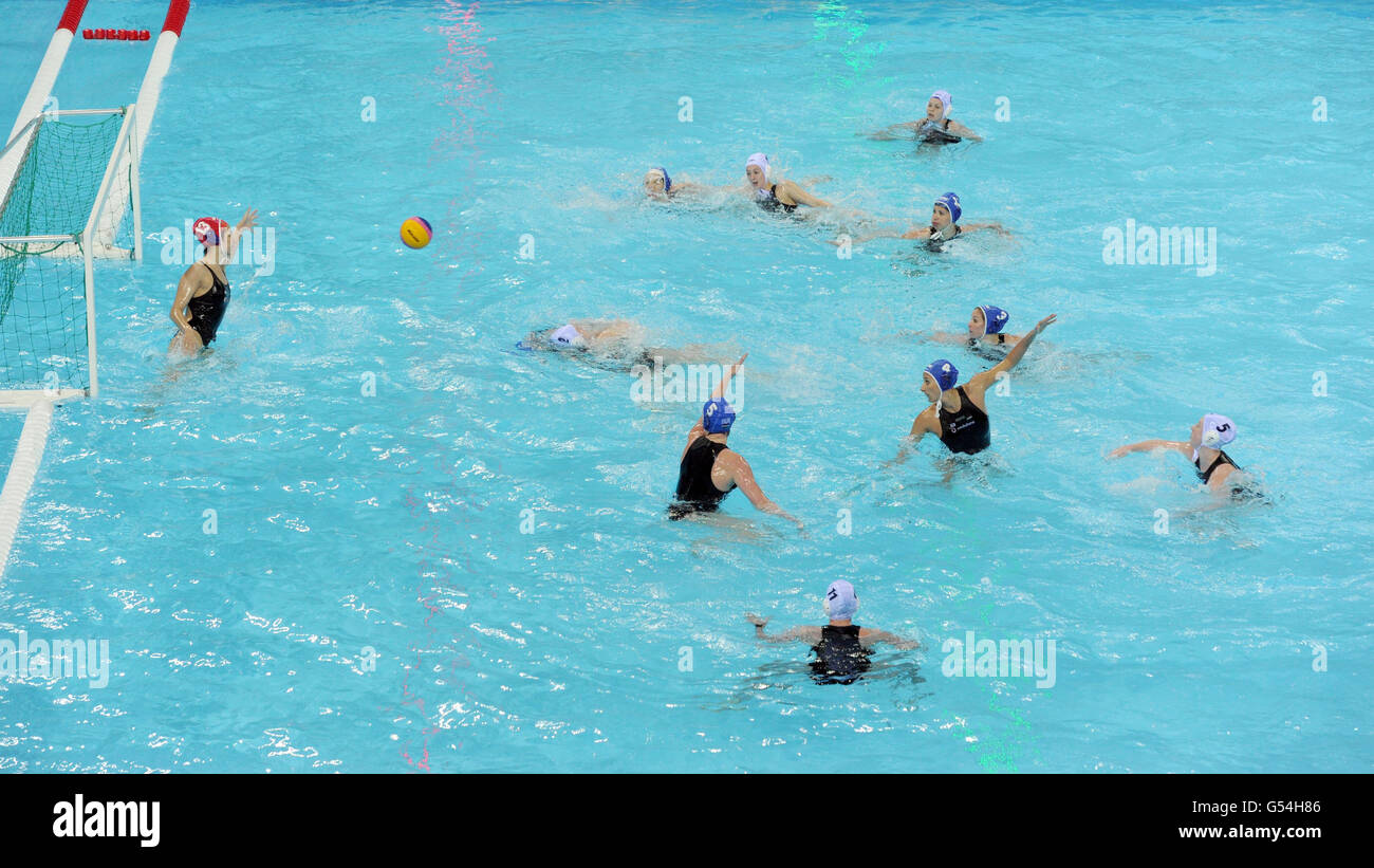 Water Polo - London 2012 Aperçu de l'événement Test - Water Polo Arena Banque D'Images