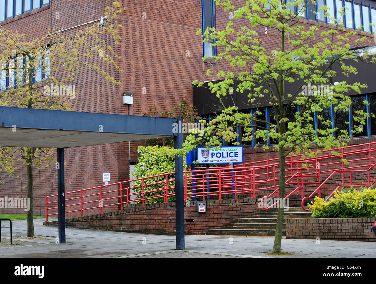 Stock du poste de police de milton keynes Banque de photographies et d