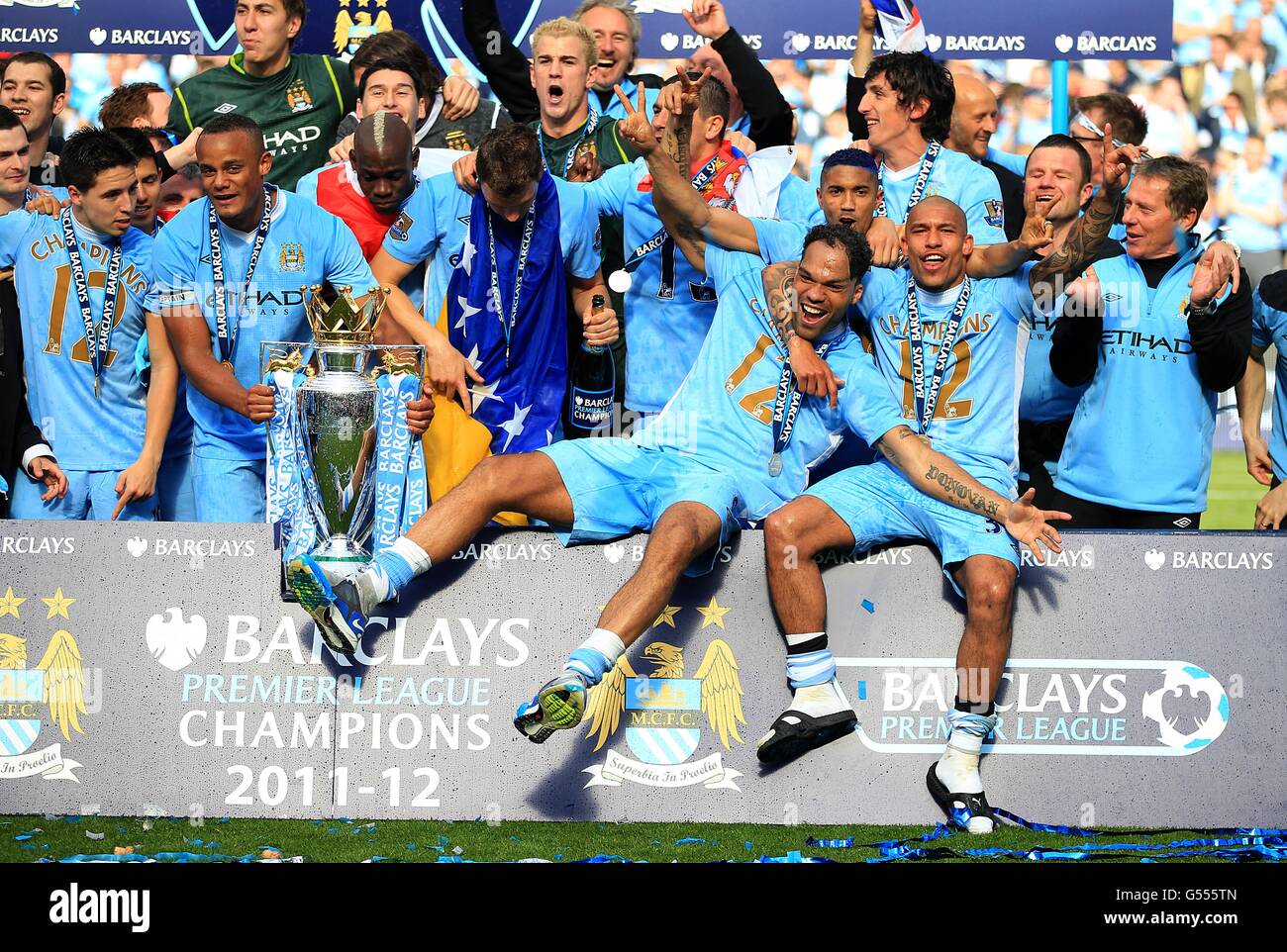 Soccer - Barclays Premier League - Manchester City v Queens Park Rangers - Etihad Stadium Banque D'Images