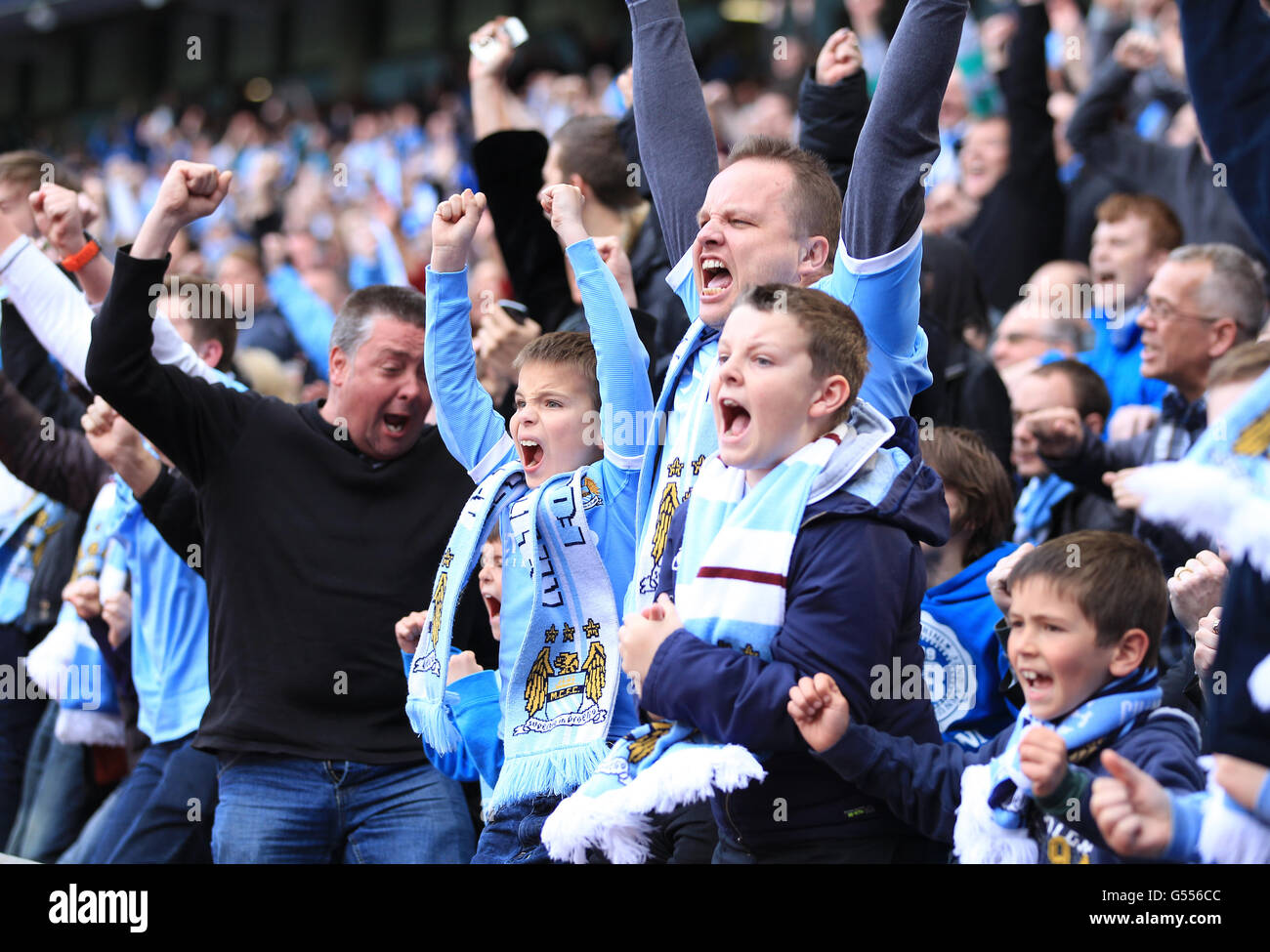 Soccer - Barclays Premier League - Manchester City v Queens Park Rangers - Etihad Stadium Banque D'Images