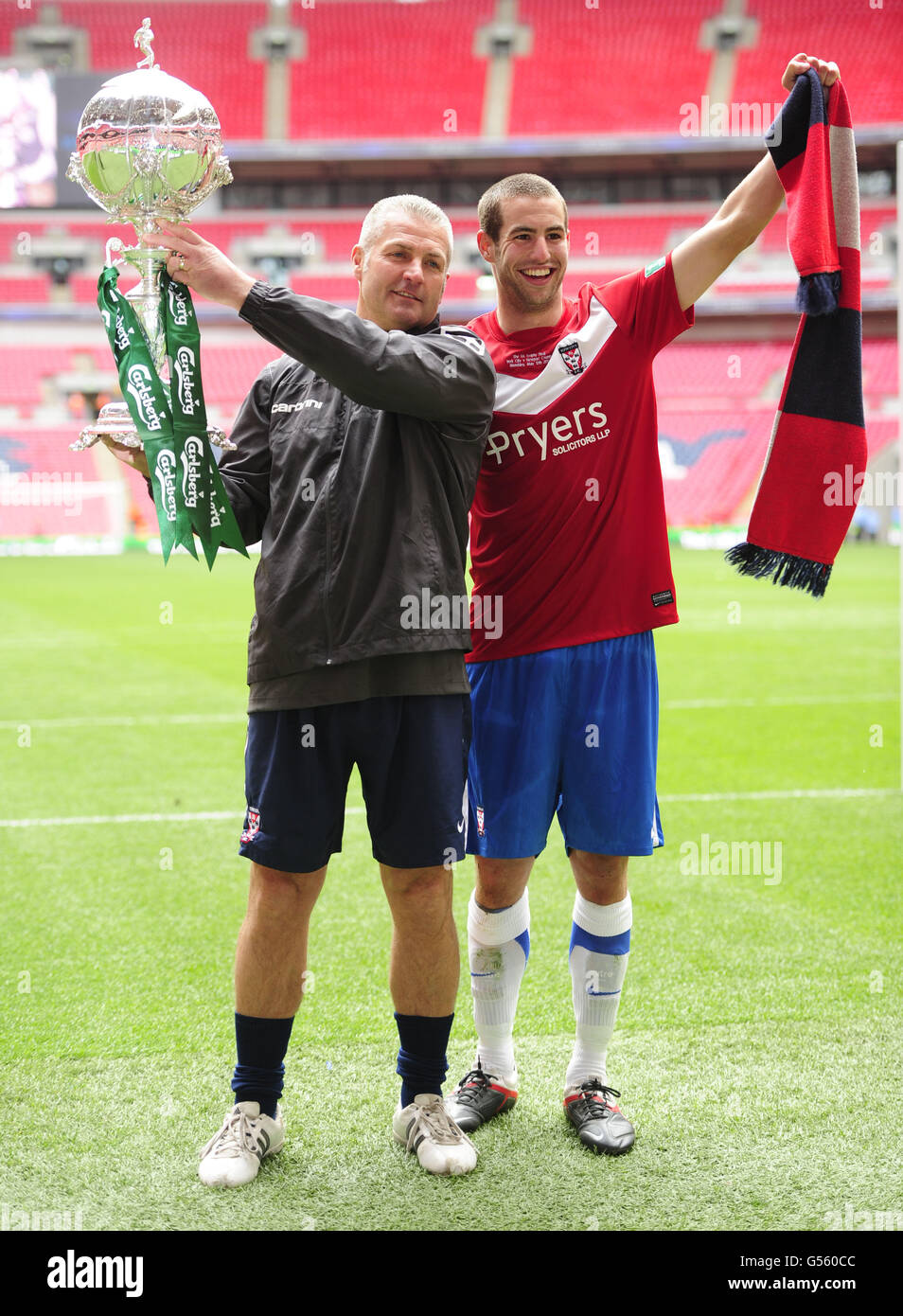 Soccer - la FA Carlsberg Cup - Final - Newport County v York City - Stade de Wembley Banque D'Images