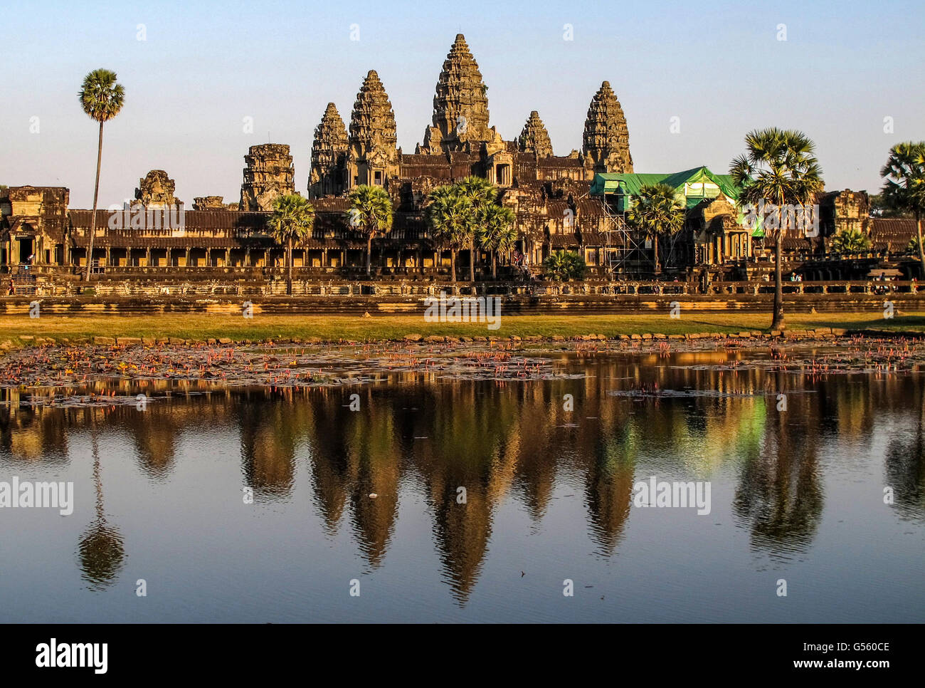 Angkor Wat, au Cambodge Banque D'Images