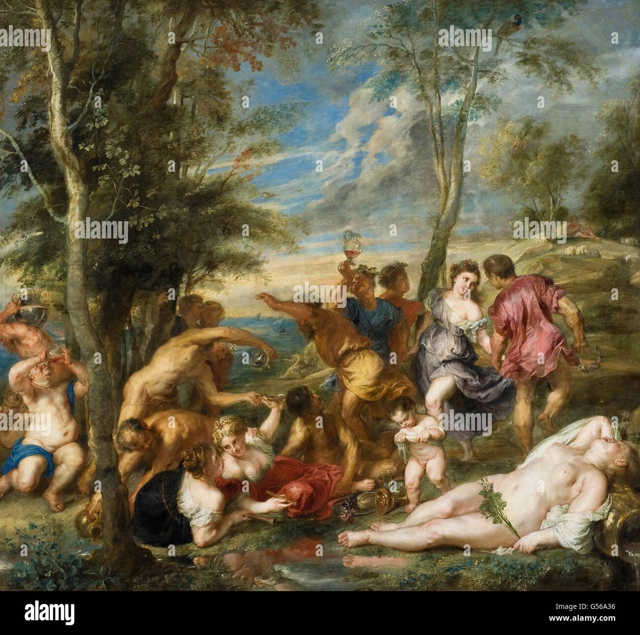 Peter Paul Rubens - l'Andrians Banque D'Images