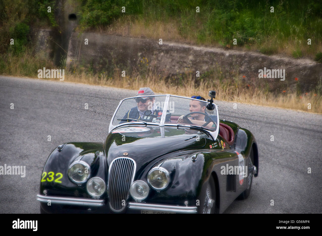 JAGUAR XK 120 Roadster 1952 OTS Banque D'Images