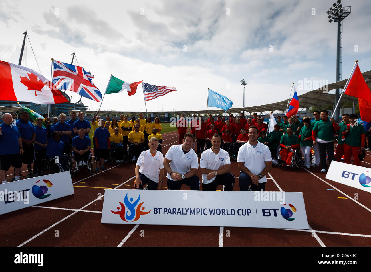 Sport - la coupe du monde paralympique BT 2012 - Aperçu - Etihad Stadium Banque D'Images