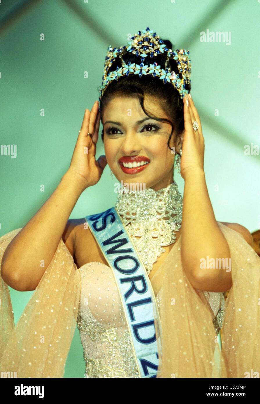 Miss Monde 2000 Inde Banque D'Images