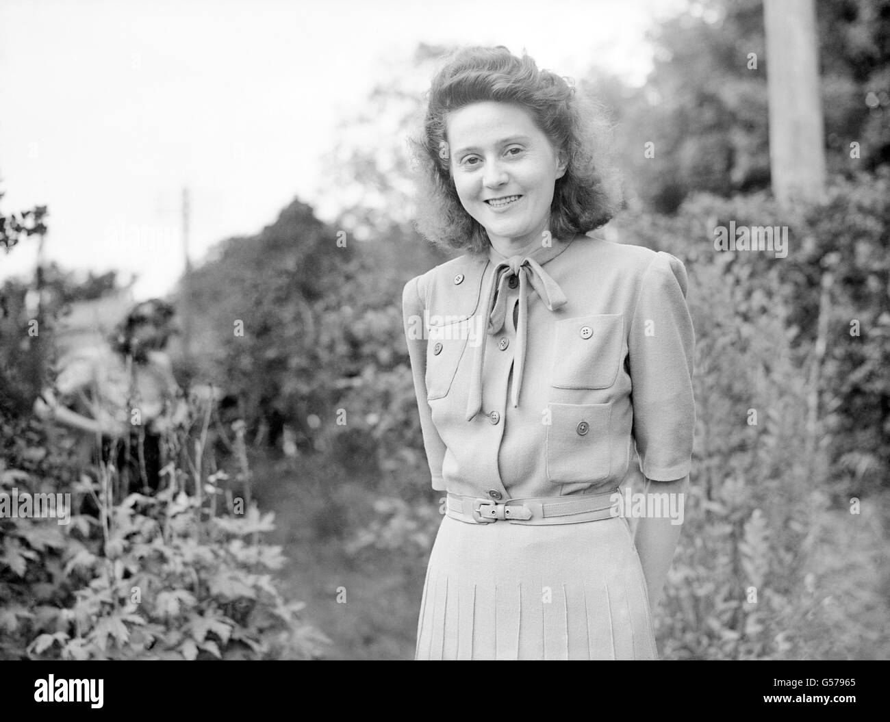 La guerre - Seconde Guerre mondiale - Odette Sansom, George Cross Banque D'Images