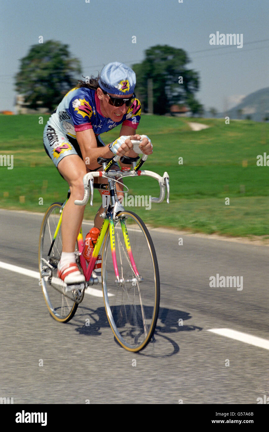 Cyclisme - Tour de France - Stage 12 - de Fontaine à Villard de Lans -  épreuve individuelle. Robert Millar, Grande-Bretagne (Z Team Photo Stock -  Alamy
