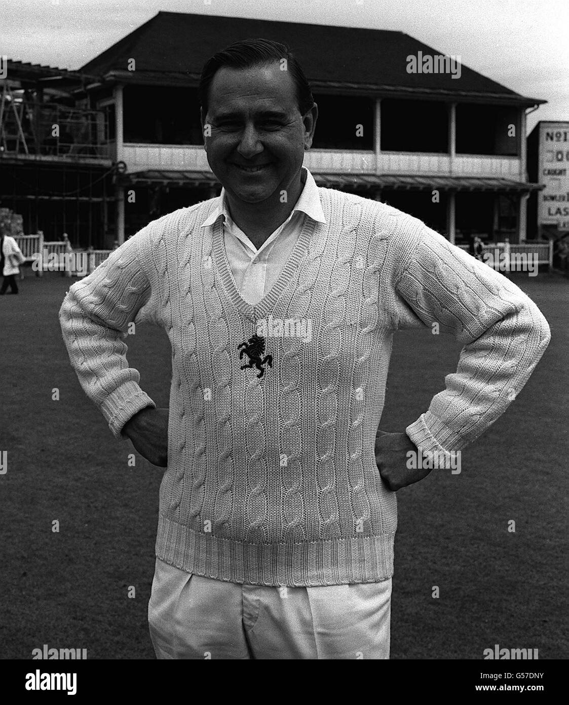 COLIN COWDREY 1969 : une photo du capitaine de cricket de Kent, Colin Cowdrey, le dernier skipper du Test Match en Angleterre.Il pourrait mener l'Angleterre dans la prochaine série contre les Antilles. Banque D'Images