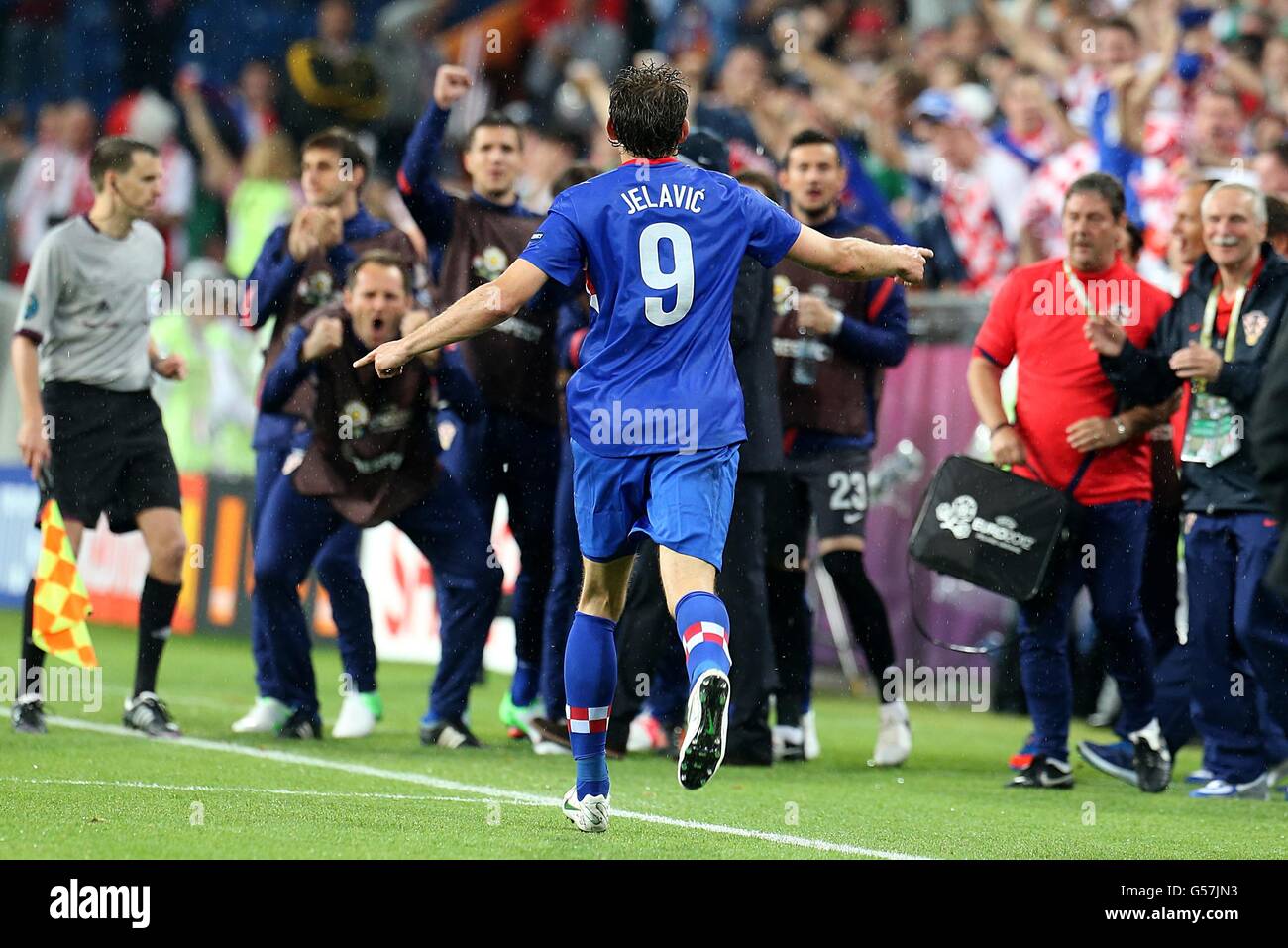 Football - UEFA Euro 2012 - Groupe C - République d'Irlande v France - Stade Municipal de Poznan Banque D'Images