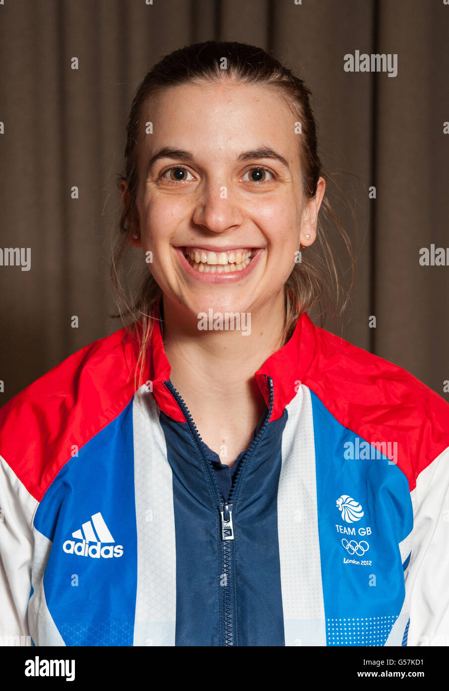 Martina Emanuel en Grande-Bretagne lors de l'annonce de Team GB à l'Institute of Education, Londres. Banque D'Images