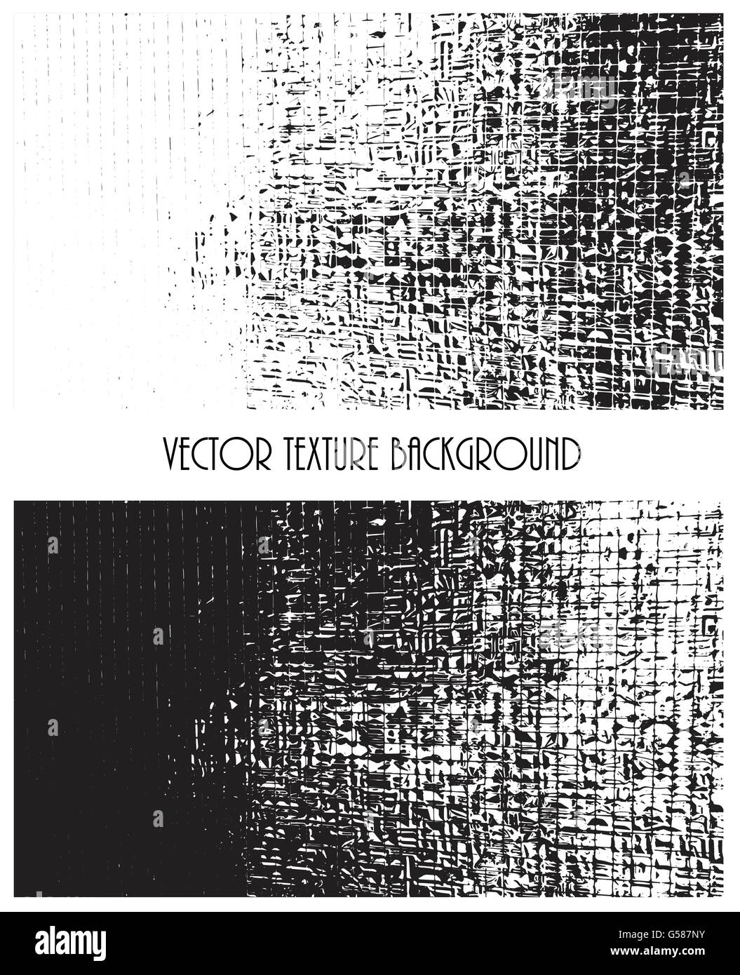 Noir et blanc texture grunge fond vecteur Illustration de Vecteur