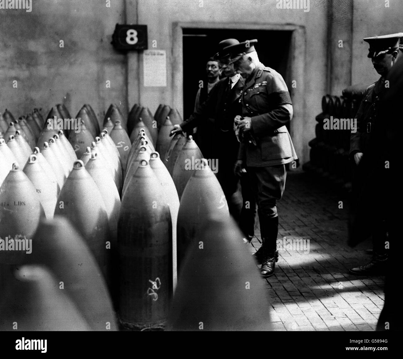 Fabrique de munitions : c1917 Banque D'Images