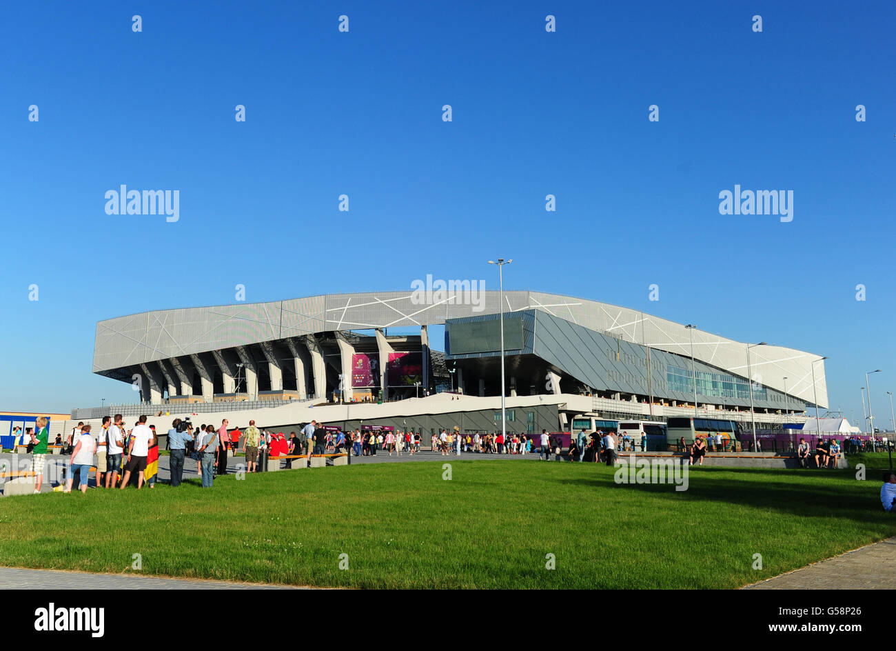 Football - UEFA Euro 2012 - Groupe B - Danemark / Allemagne - Arena Lviv Banque D'Images