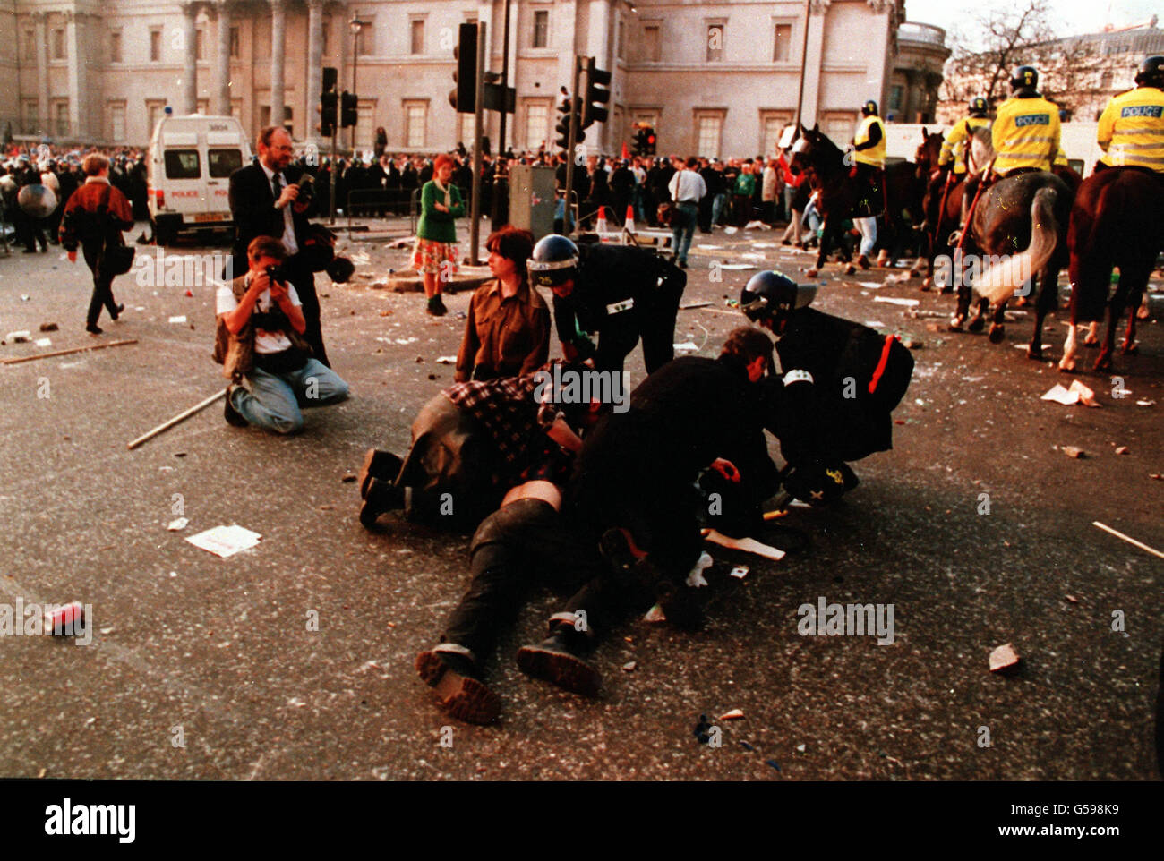 Politique - Taxe Riot - Londres Banque D'Images