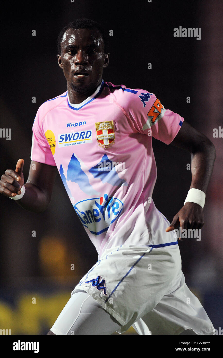 Football - Ligue 1 - Evian thonon gaillard v Nice - Stade Municipal du Ray Banque D'Images