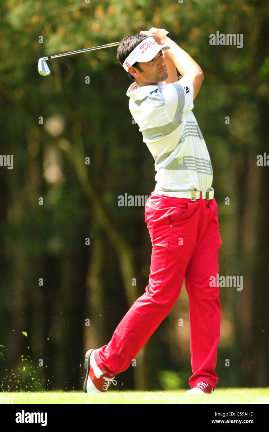 Golf - Championnat BMW PGA 2012 - Premier jour - Wentworth Golf Club.Lee Slattery, Angleterre Banque D'Images