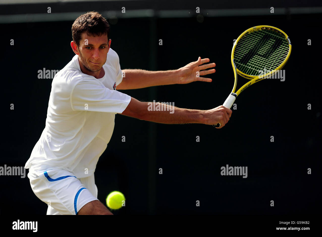 Tennis - 2012 de Wimbledon - Jour 4 - Le All England Lawn Tennis et croquet Club Banque D'Images