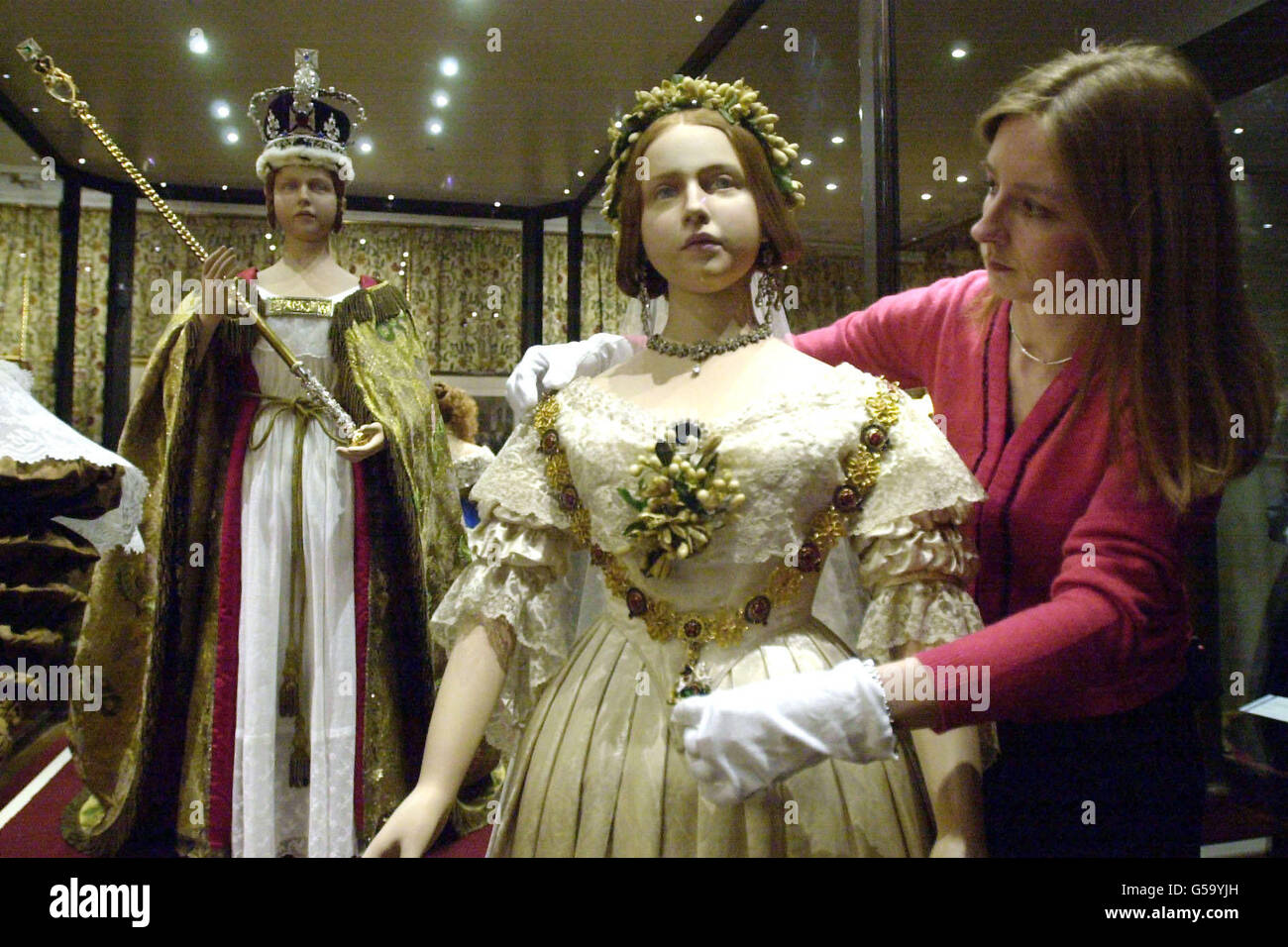 Les robes de la reine Victoria afficher Photo Stock - Alamy