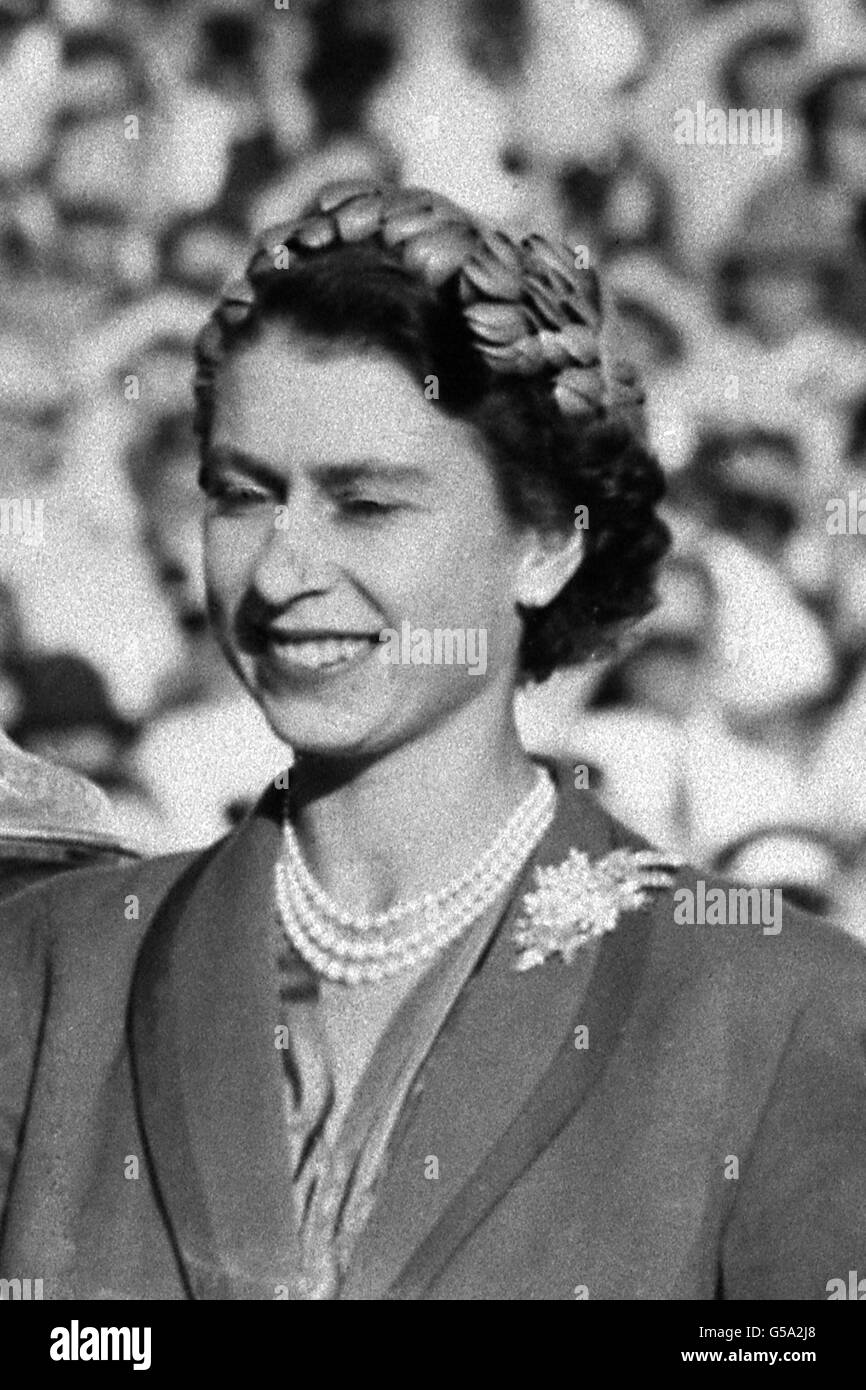 Image - La reine Elizabeth II Coronation - World Tour - Melbourne Banque D'Images