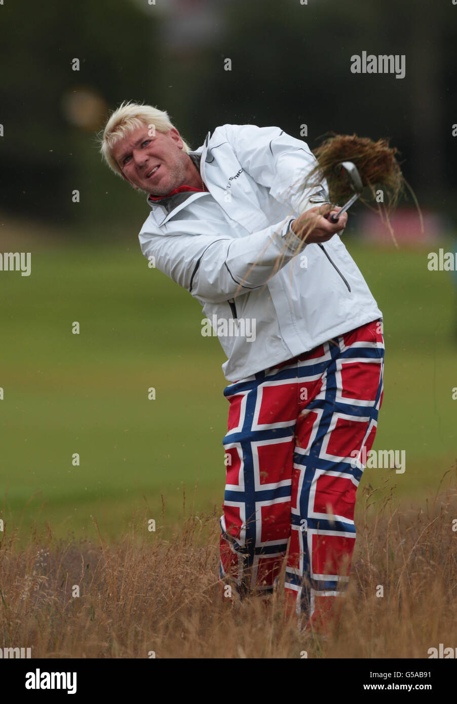 Golf - le championnat ouvert 2012 - première journée - Club de golf Royal Lytham & St. Annes.John Daly aux États-Unis pendant la première journée du Championnat d'Open 2012 à Royal Lytham & amp ; St. Annes Golf Club, Lytham & amp ; St Annes. Banque D'Images