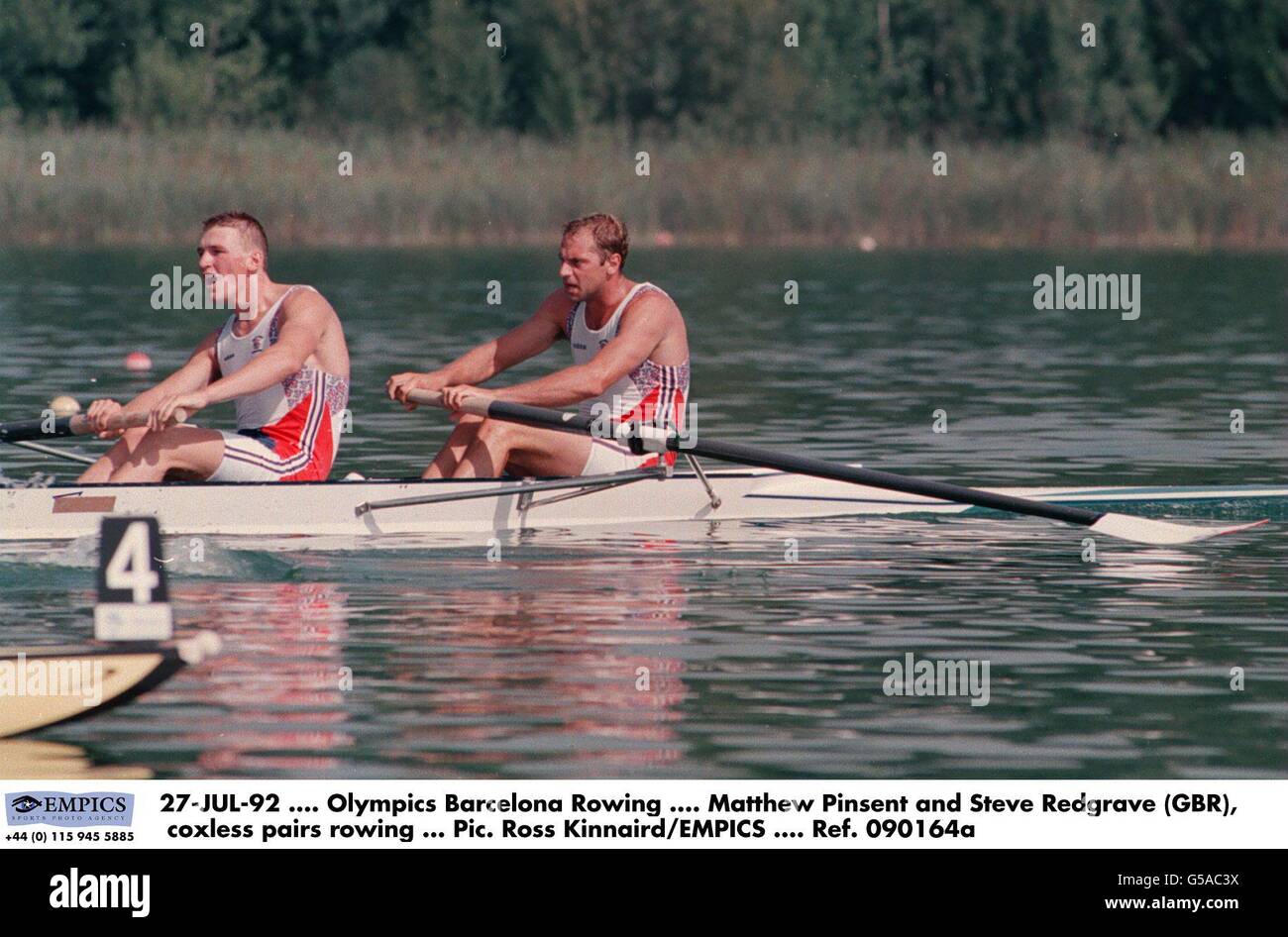 L'aviron aux Jeux olympiques de Barcelone , Banque D'Images