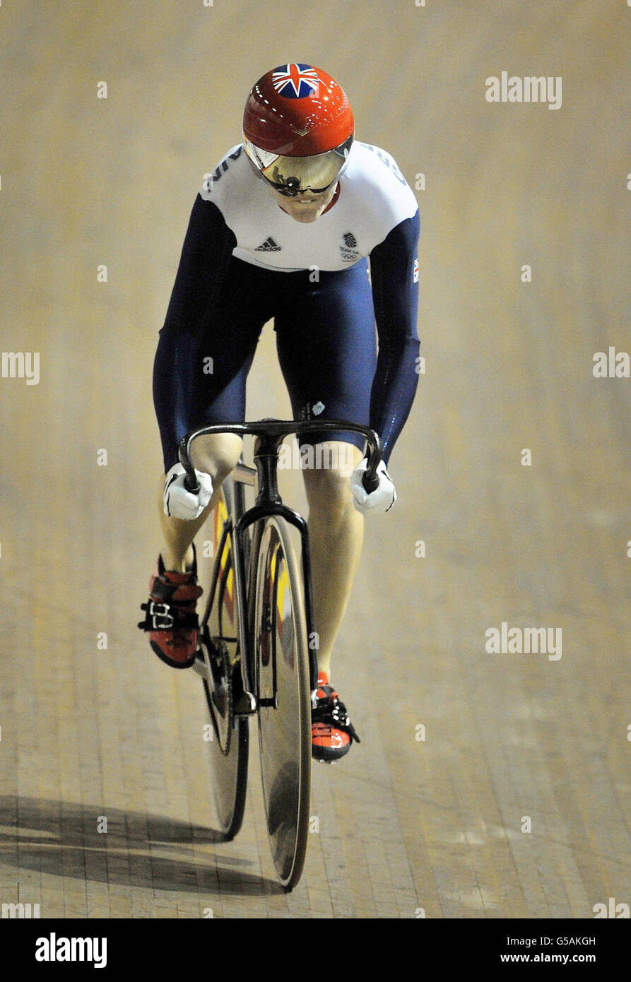 Jeux olympiques - Londres 2012 - Team GO - Journée des médias du cyclisme sur piste Vélodrome national gallois Banque D'Images