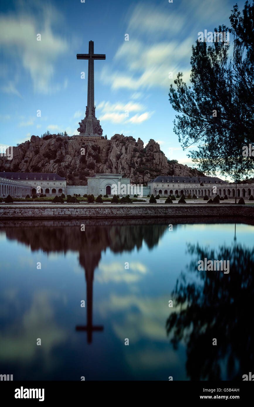 Valle de los Caidos, San Lorenzo de El Escorial, Madrid, Espagne Banque D'Images