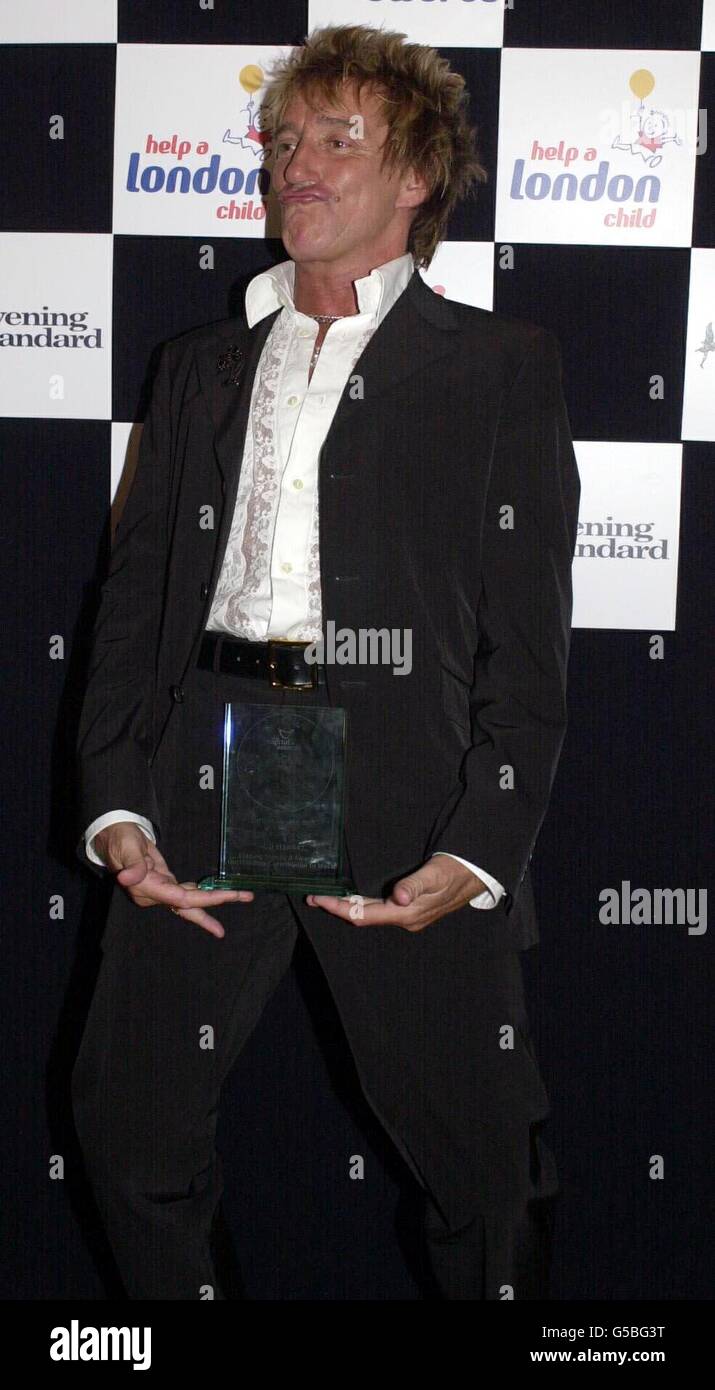 Capital Radio Awards Rod Stewart Banque D'Images