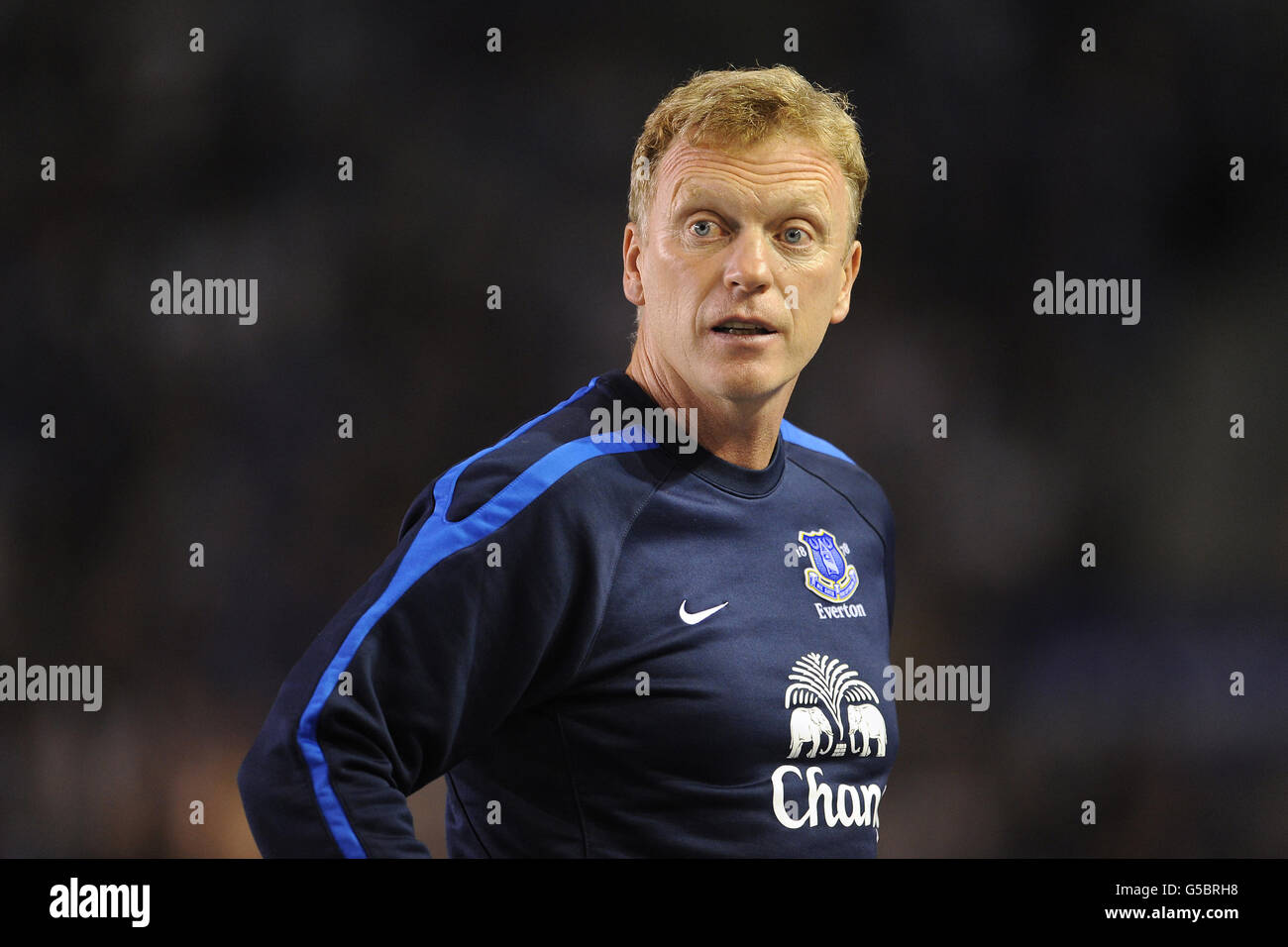 Football - pré-saison amical - Everton / AEK Athènes - Goodison Park.David Moyes, directeur d'Everton Banque D'Images