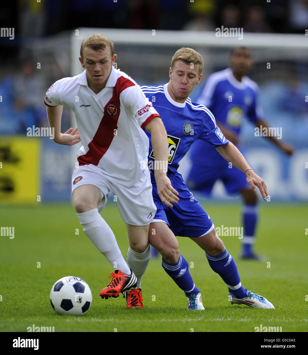 Soccer - Pré saison Friendly - Macclesfield Town - FC United - Moss Rose Banque D'Images