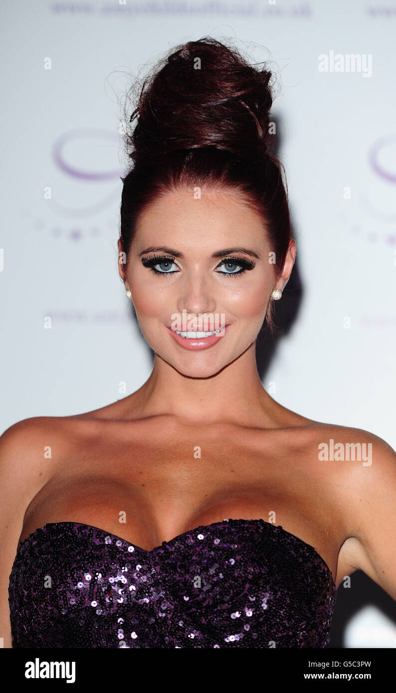 Amy Childs Lancement Parfum - Londres Banque D'Images