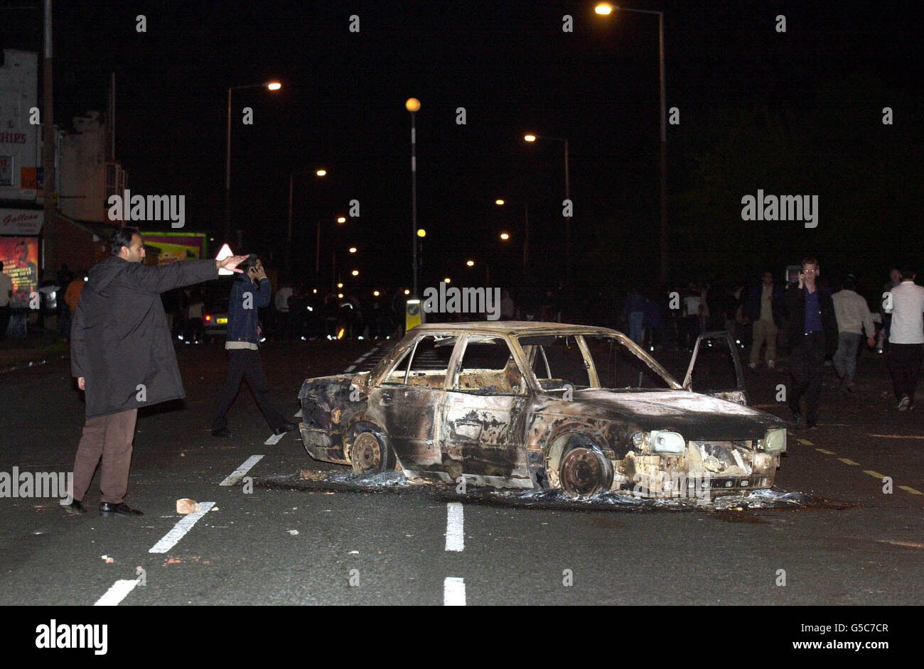 Émeute de Leeds Banque D'Images