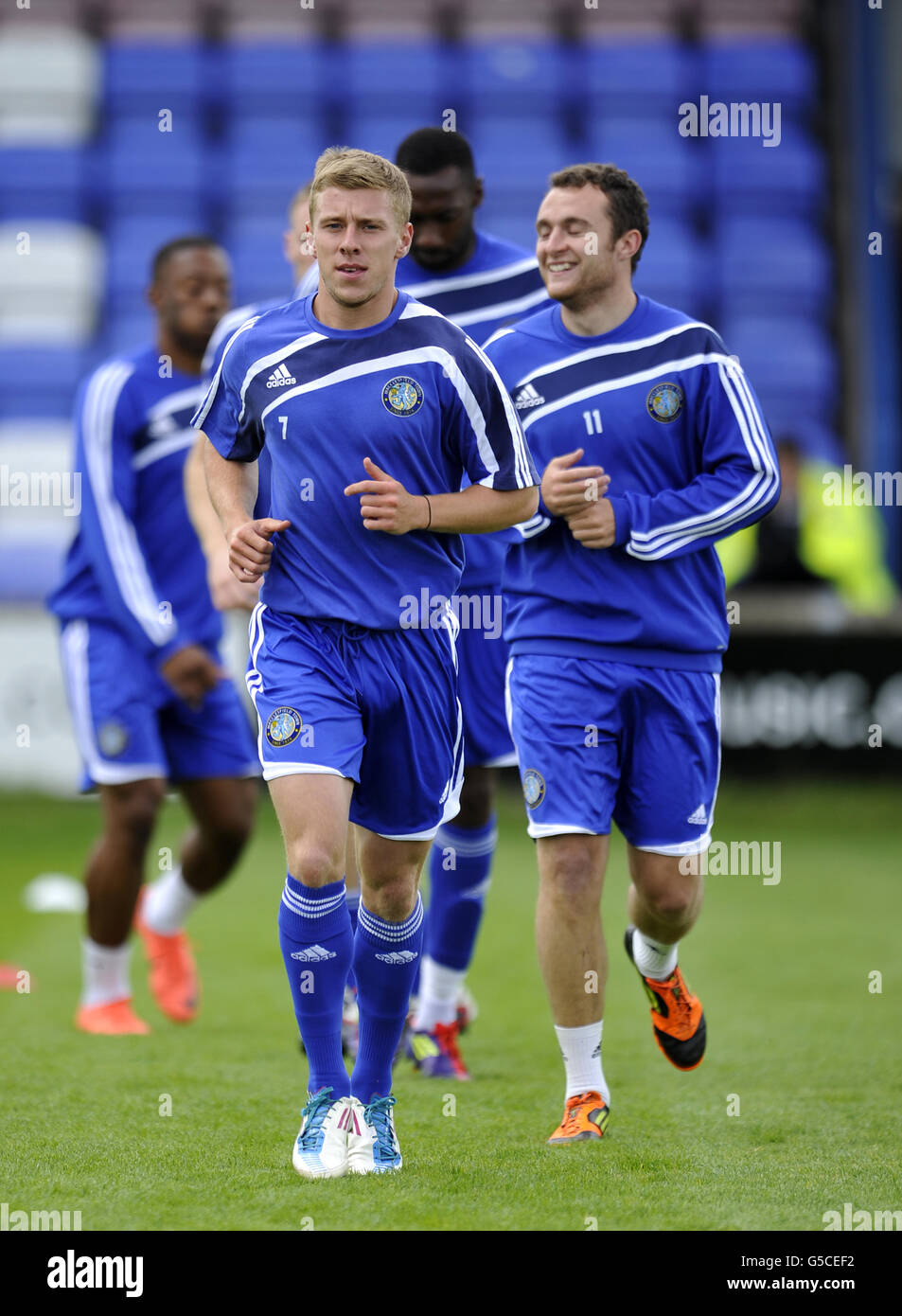 Soccer - Pré saison Friendly - Macclesfield Town - FC United - Moss Rose Banque D'Images