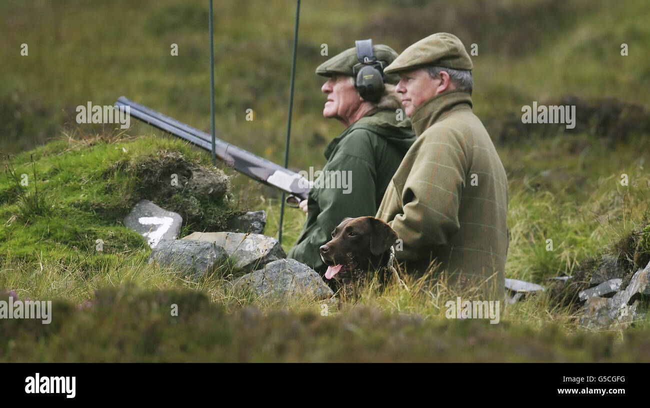 La saison de chasse Grouse Banque D'Images