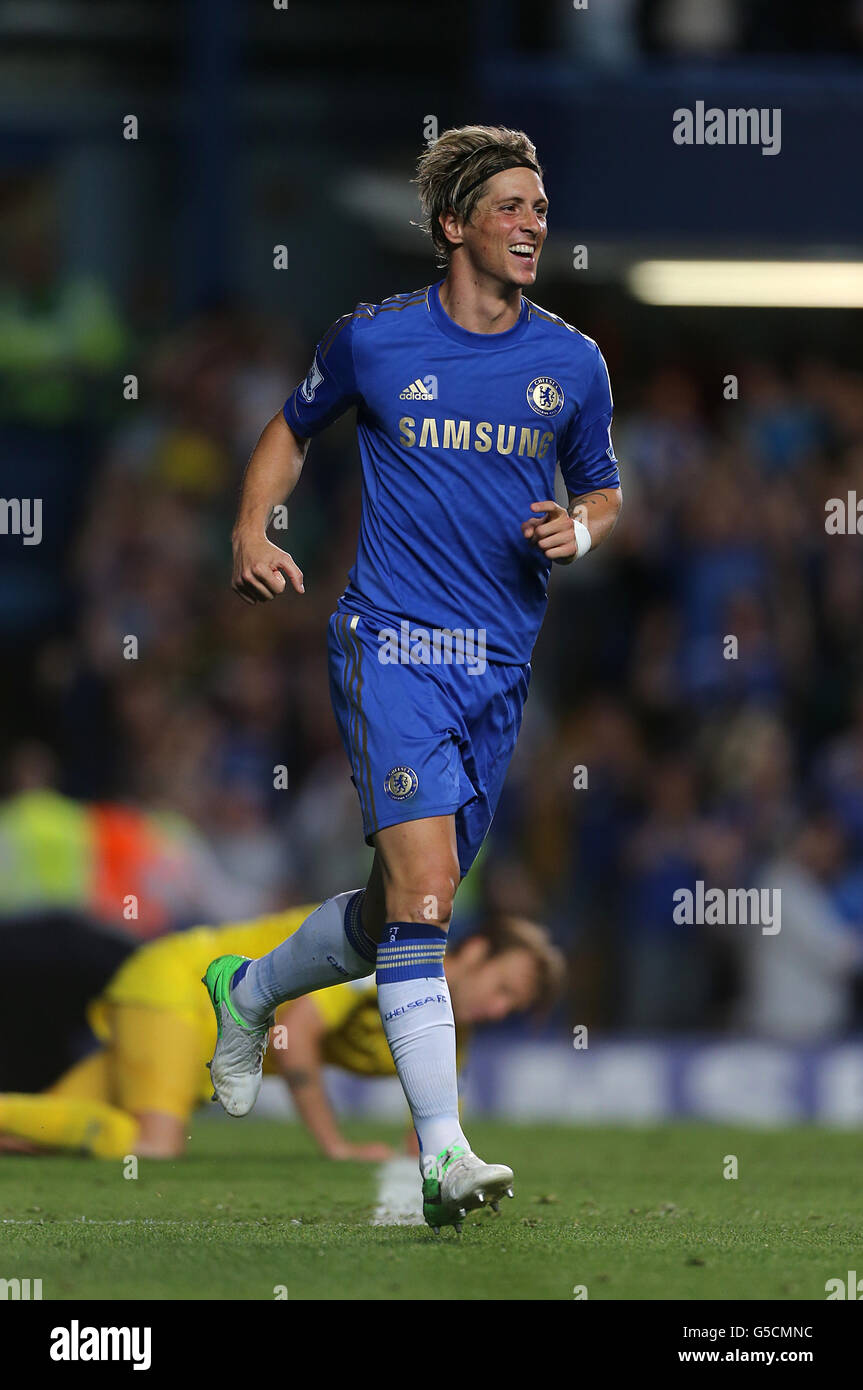 Soccer - Barclays Premier League - Chelsea v Lecture - Stamford Bridge Banque D'Images