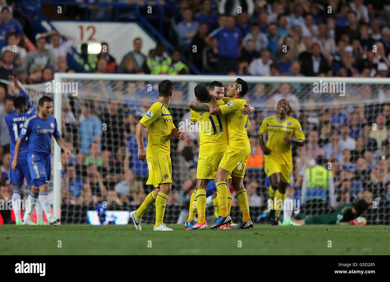 Soccer - Barclays Premier League - Chelsea v Lecture - Stamford Bridge Banque D'Images