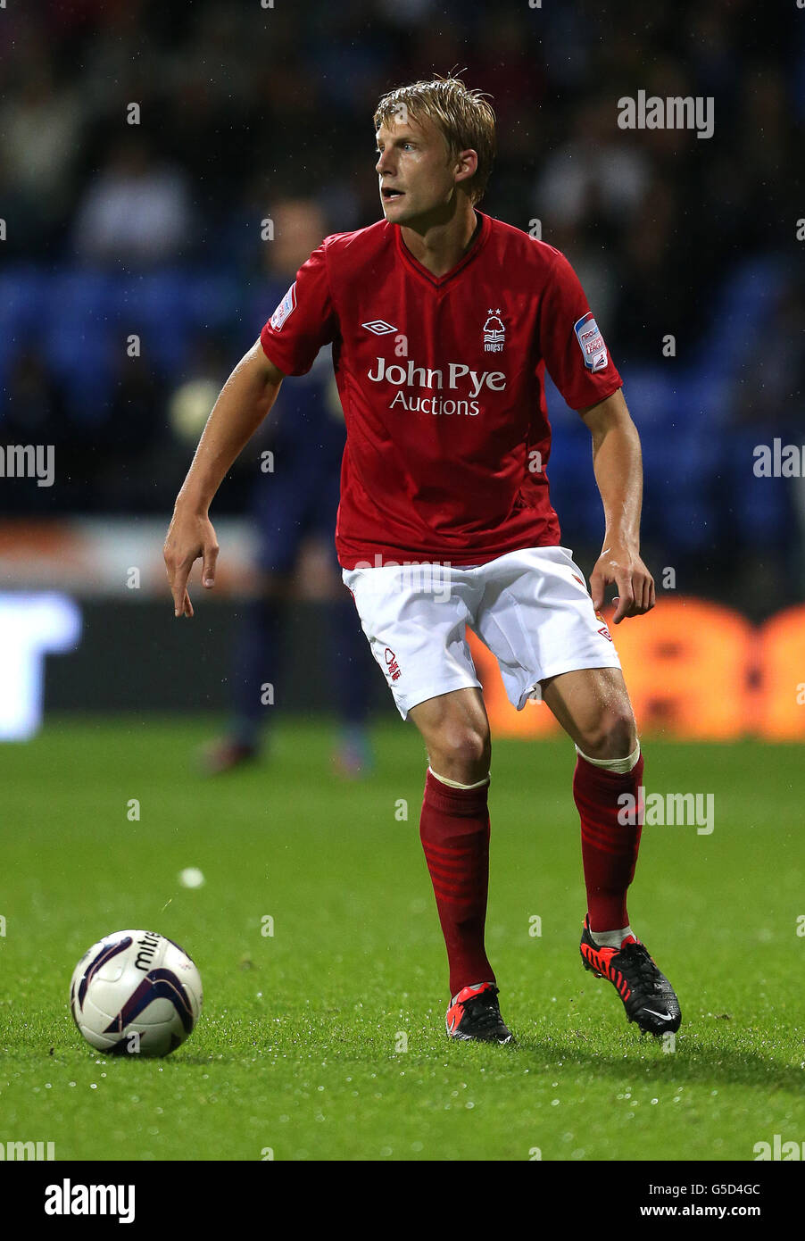 Football - npower football League Championship - Bolton Wanderers / Nottingham Forest - Reebok Stadium. DaN Harding, de la forêt de Nottingham Banque D'Images