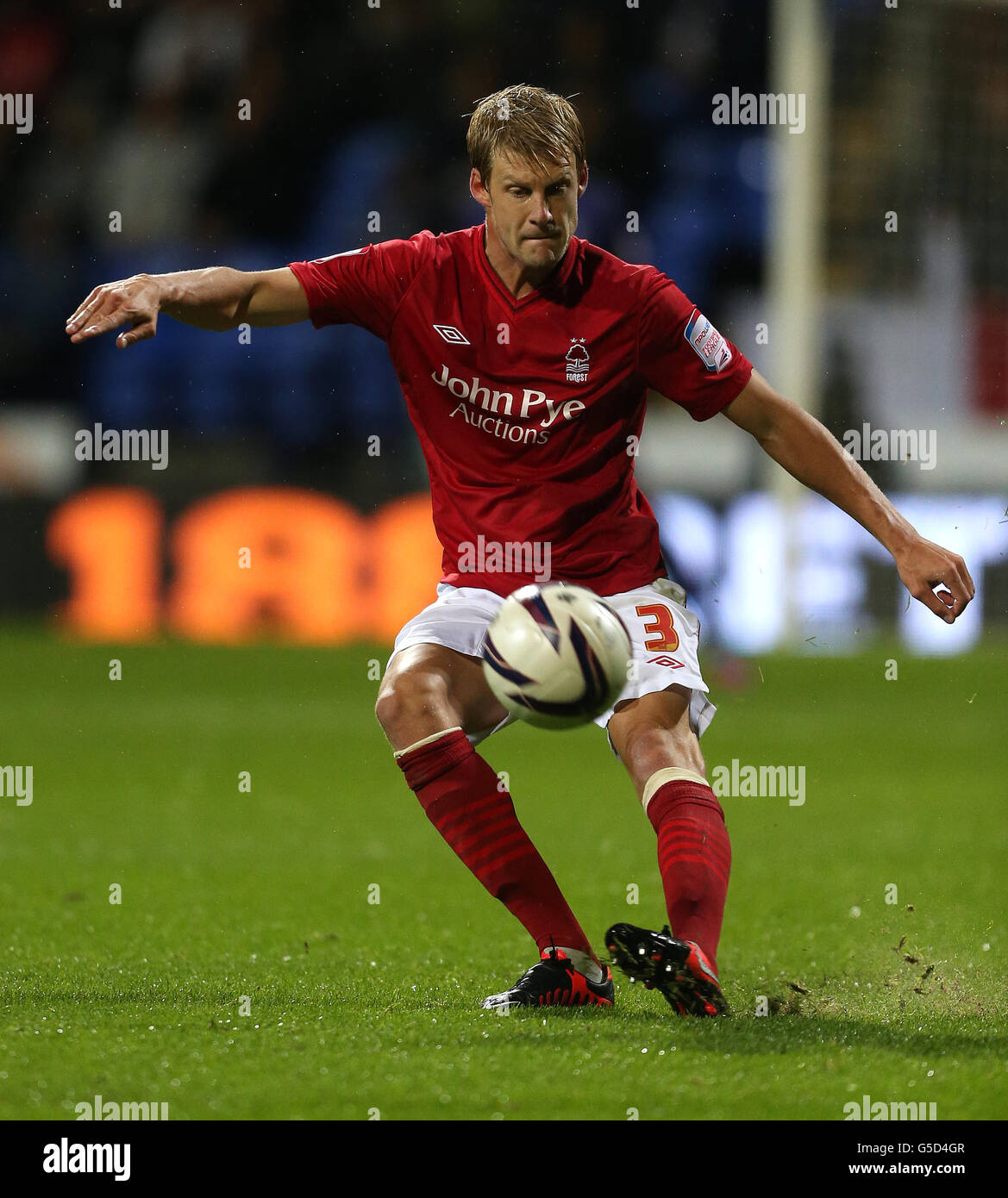 Football - npower football League Championship - Bolton Wanderers / Nottingham Forest - Reebok Stadium. DaN Harding, de la forêt de Nottingham Banque D'Images