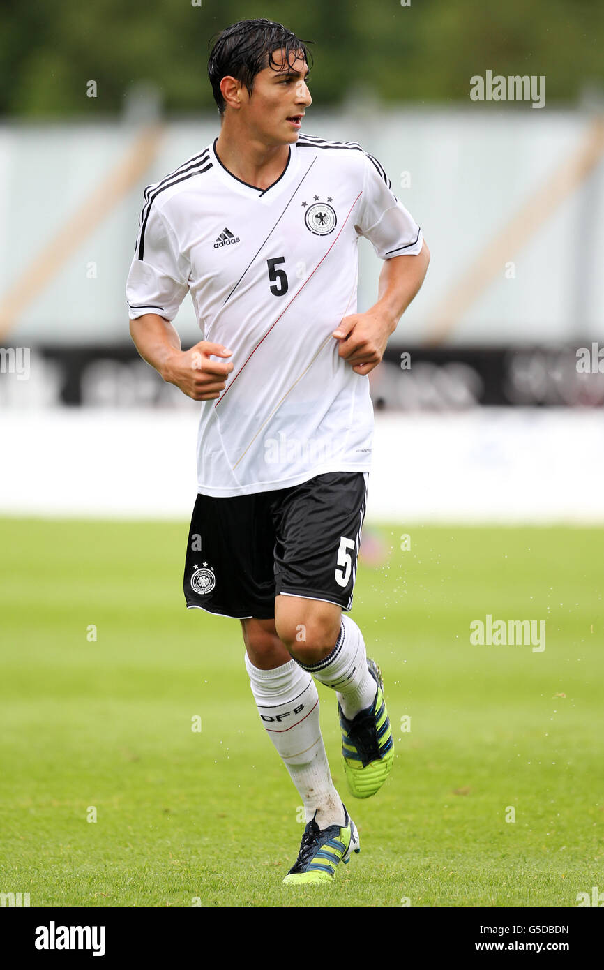 Football - Match International - Ecosse / Allemagne U19 U19 - Le stade Falkirk Banque D'Images Football - Match International - Ecosse / Allemagne U19 U19 - Le stade Falkirk Banque D'Images